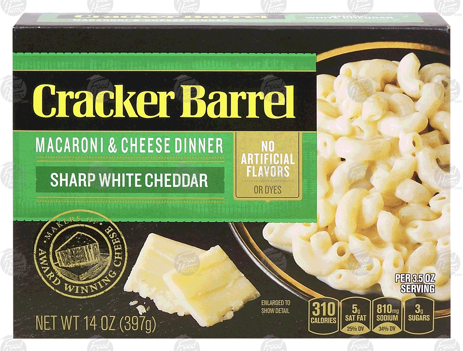 Cracker Barrel  sharp white cheddar macaroni & cheese dinner Full-Size Picture